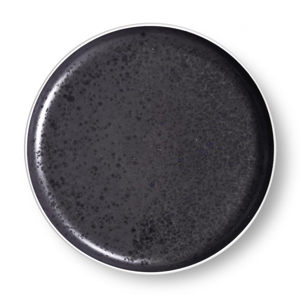 Assiette plate en grès - granit