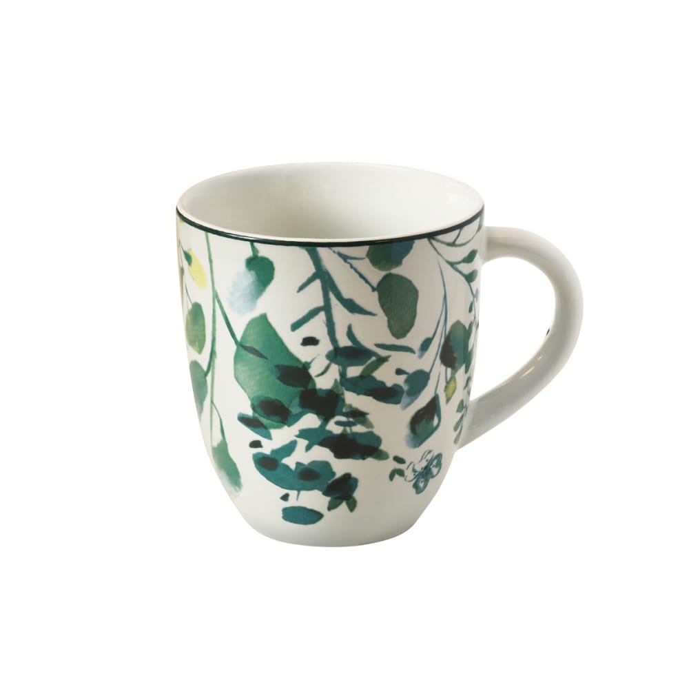 Set di 6 tazze in arenaria bianco/verde - Medard de Noblat