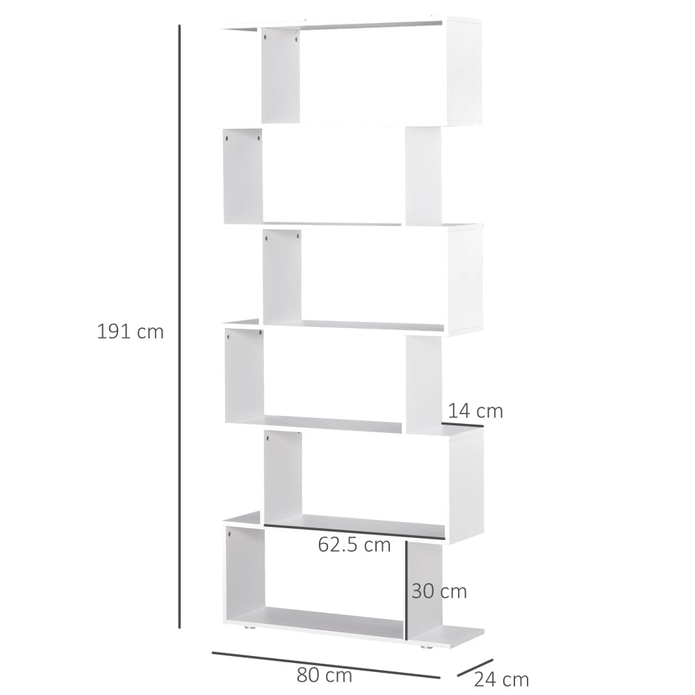Libreria di design mobili ufficio scaffale 80x24x191cm in legno