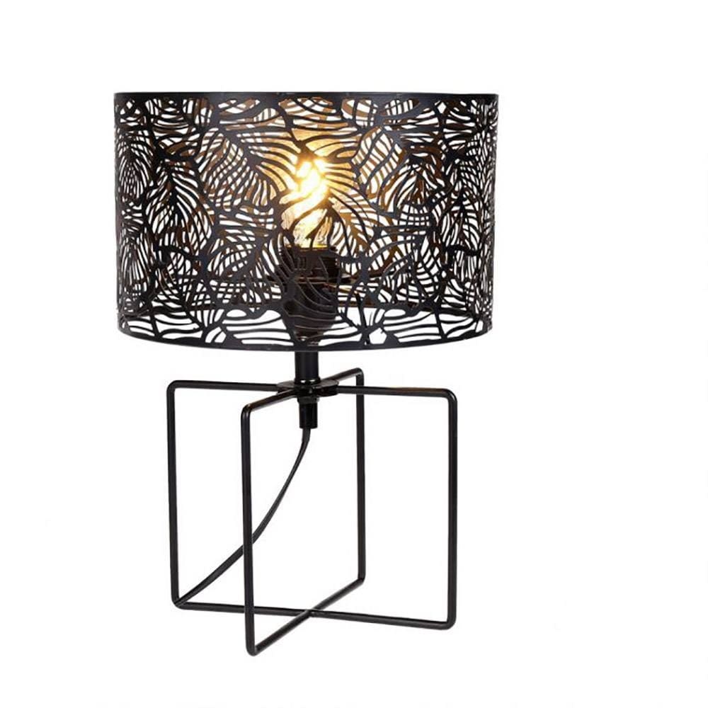 Lampe métal ajouré noir — vue 4