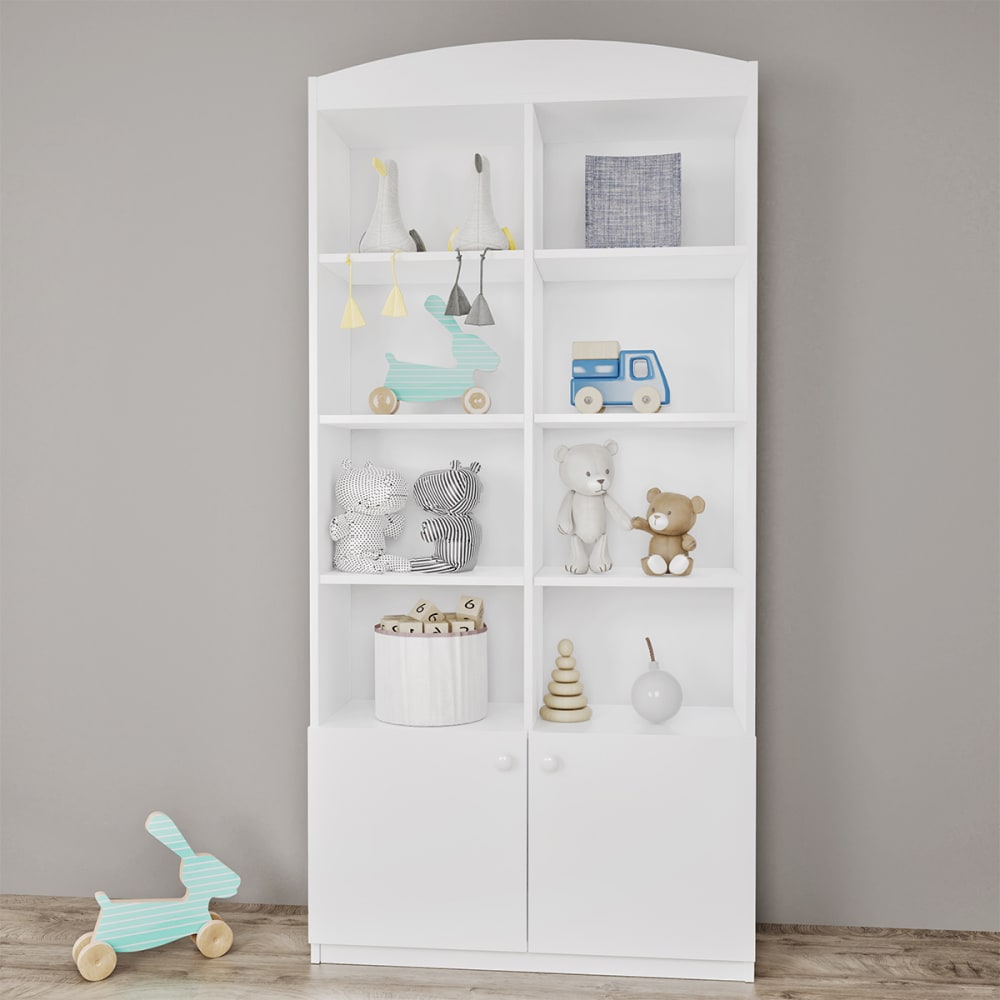 Bibliothèque 2 portes blanc (Kocot Kids) - Image 1