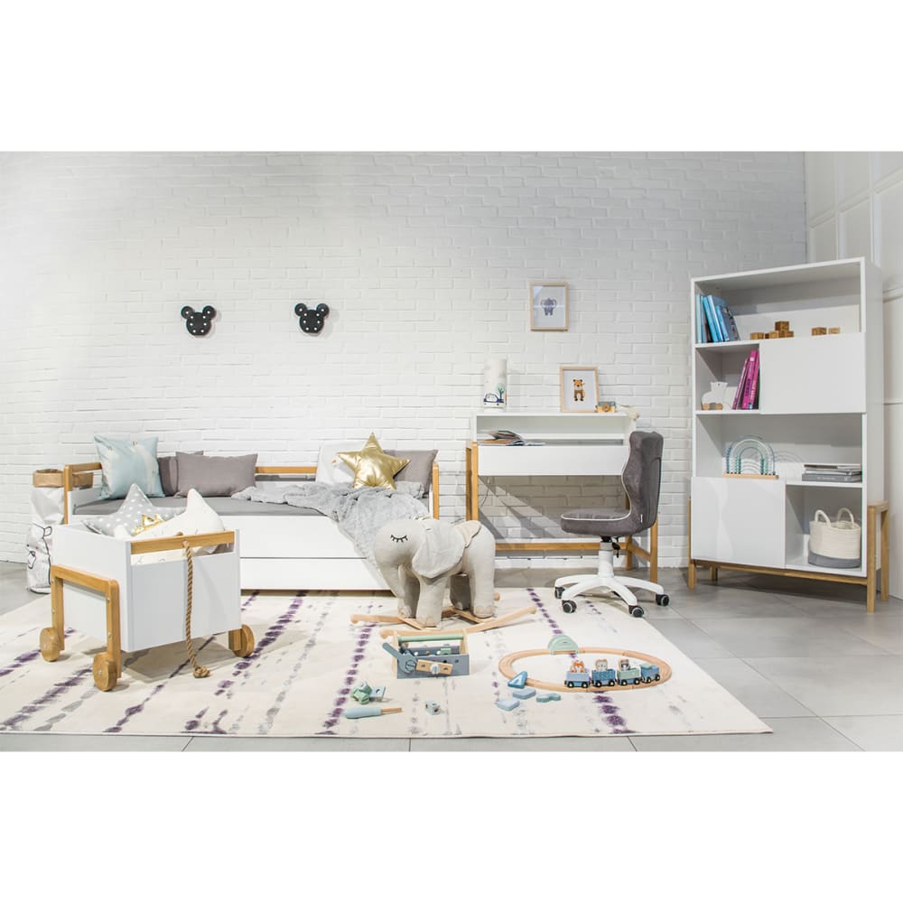 Bibliothèque 2 portes blanc beige (Kocot Kids) - Image 2