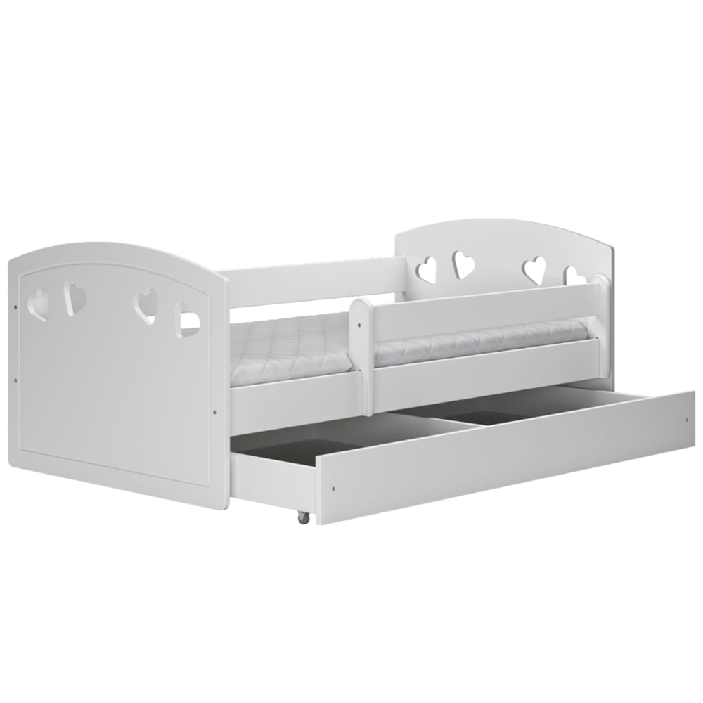 Lit Enfant à barrière 160x80 cm avec tiroir - Nuage - Maisons du Monde