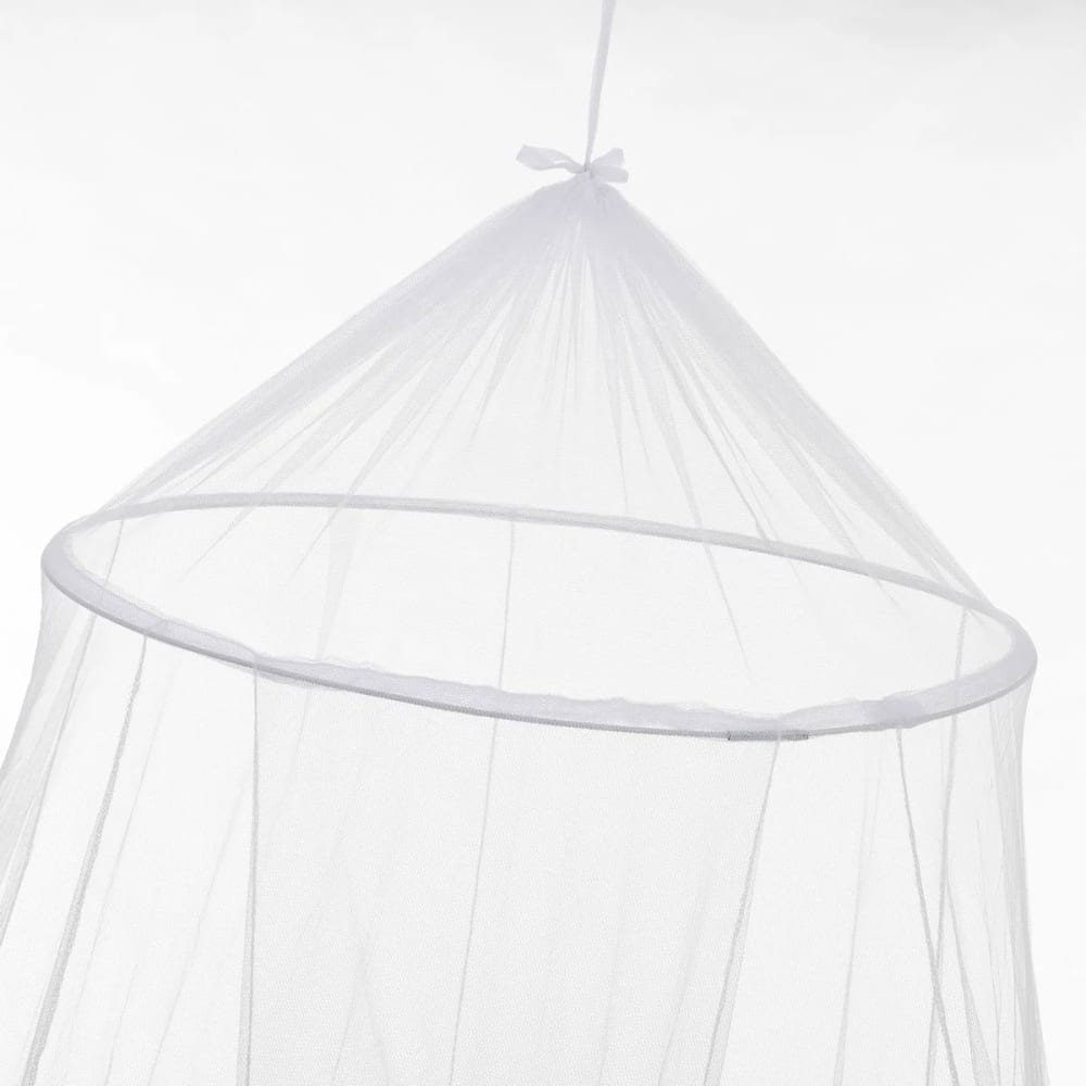 Moustiquaire de lit polyester blanc (Wadiga) - Image 1