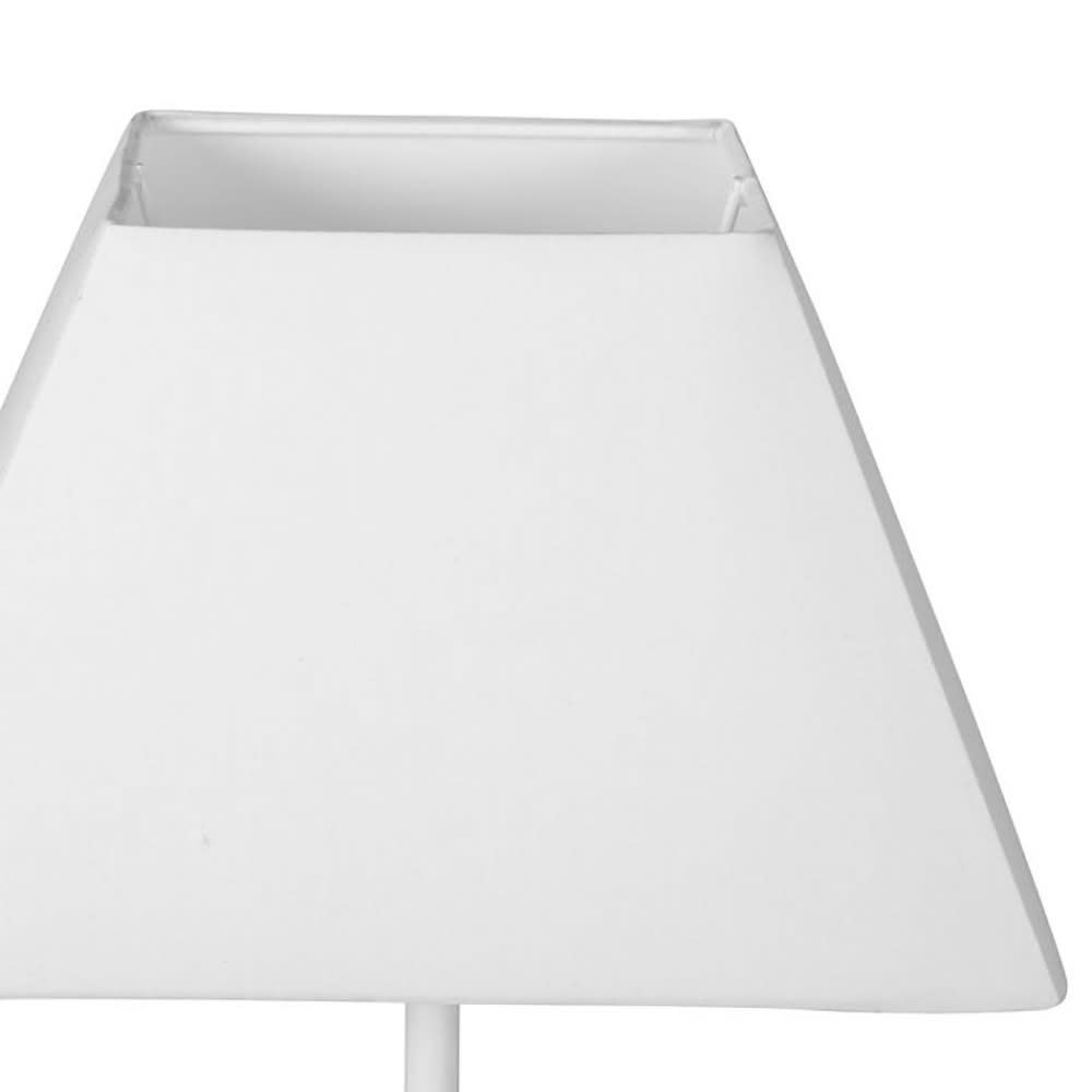 Lampe charme relief blanc — vue 3