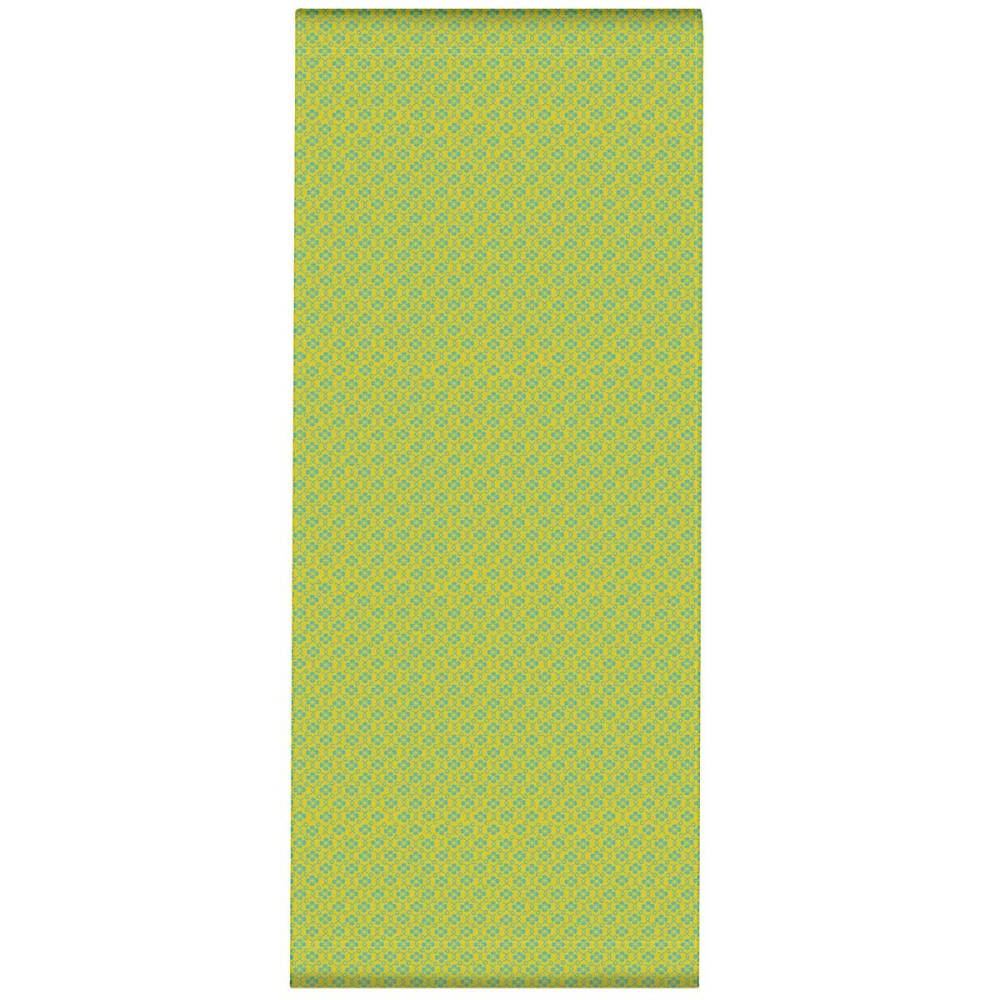 Toile outdoor pour transat, prête à poser, graphique fleuri jaune