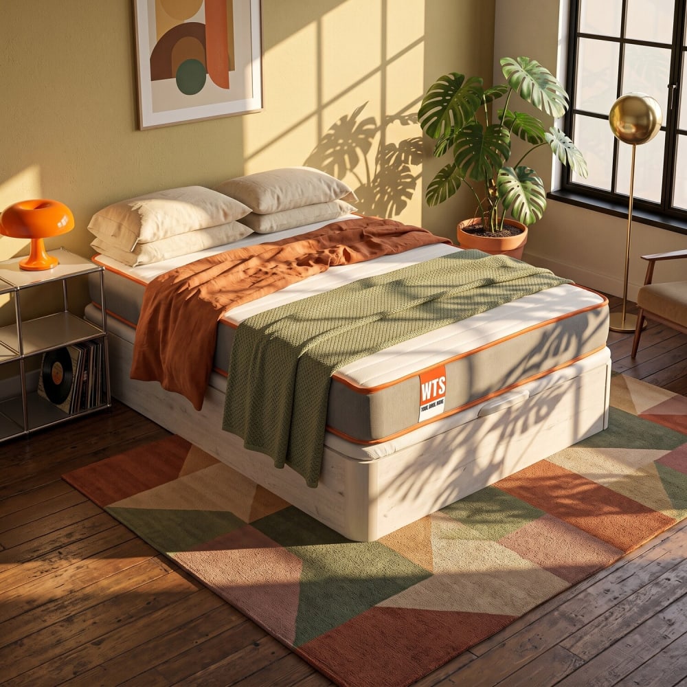 Pack colchón y canapé glaciar 150x190 50cm montaje y retirada incluida - Maisons du Monde