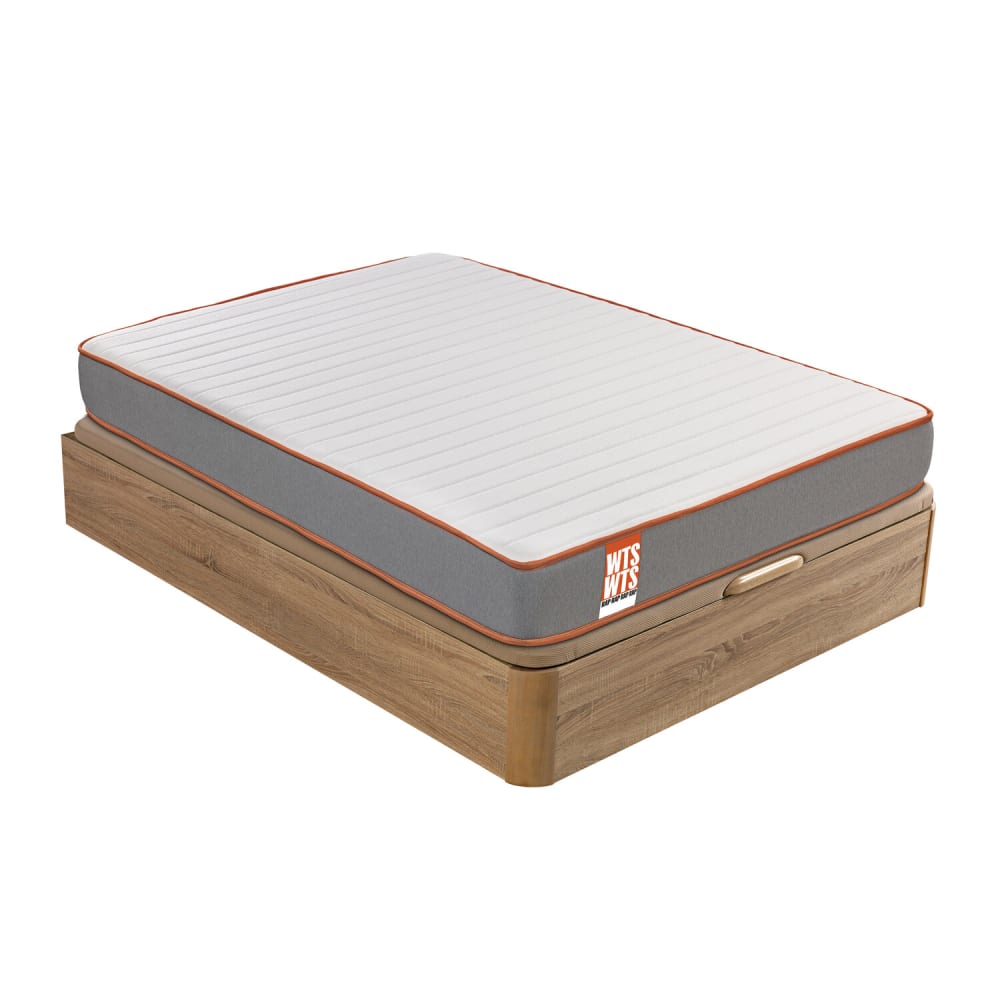Pack colchón y canapé natural 90x190 54cm montaje y retirada incluida