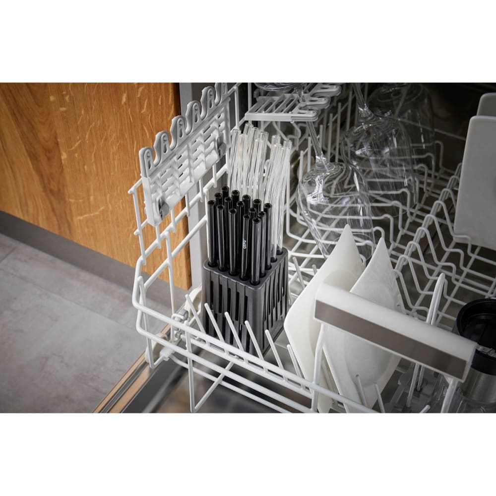 Panier de lavage pour 25 pailles en polypropylène noir — vue 3