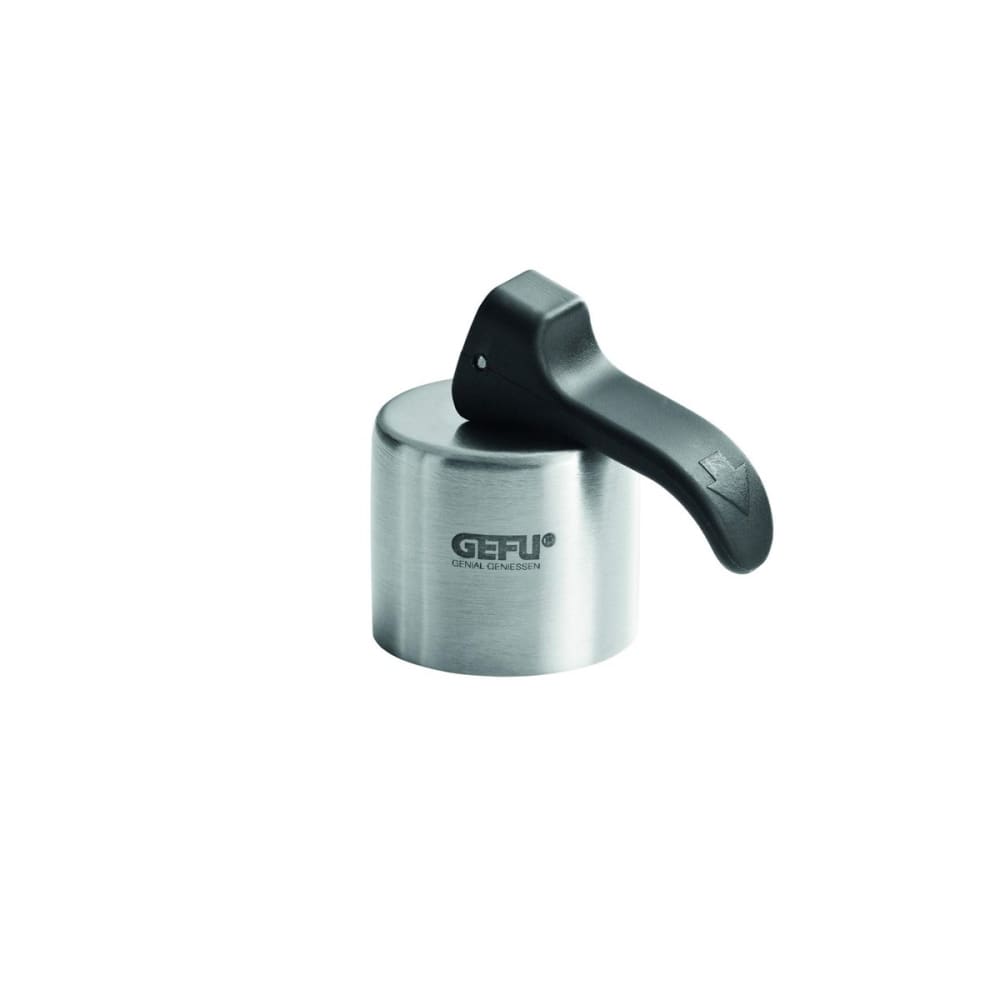 Tappo per bottiglie acciaio inox nero/argento - Modello Classico chic - Argentato - Acciaio inossidabile
