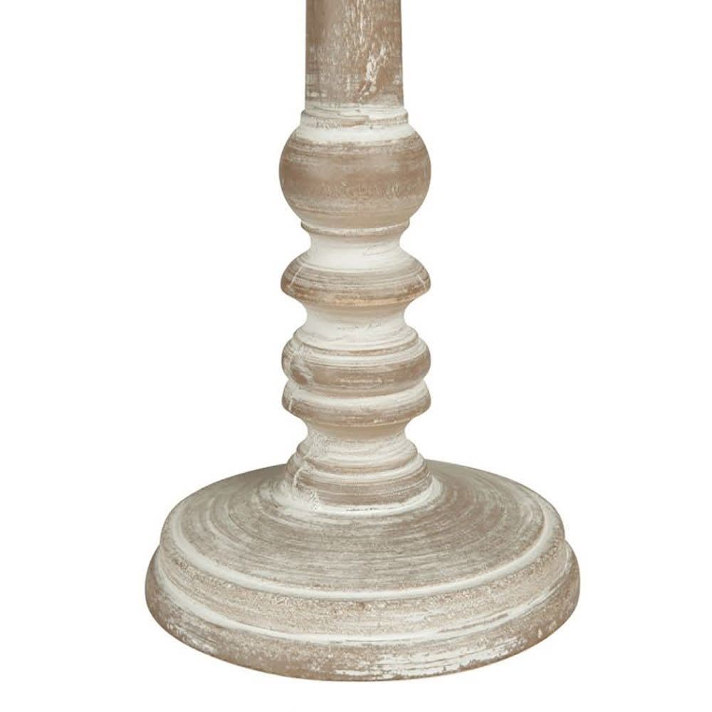 Lampe charme bois taupe — vue 4