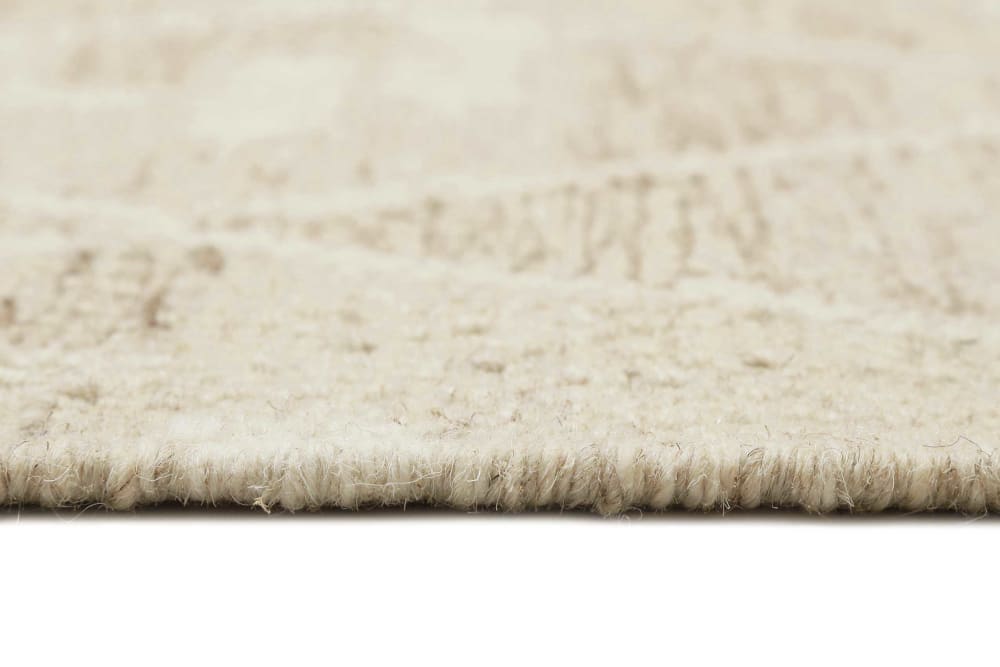 Tapis tissé main beige et tons pastels avec léger motif 130x190 — vue 4