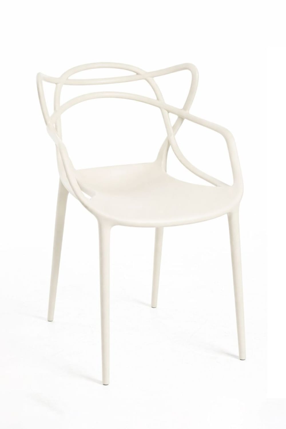 Pack 4 sillas color beige en polipropileno