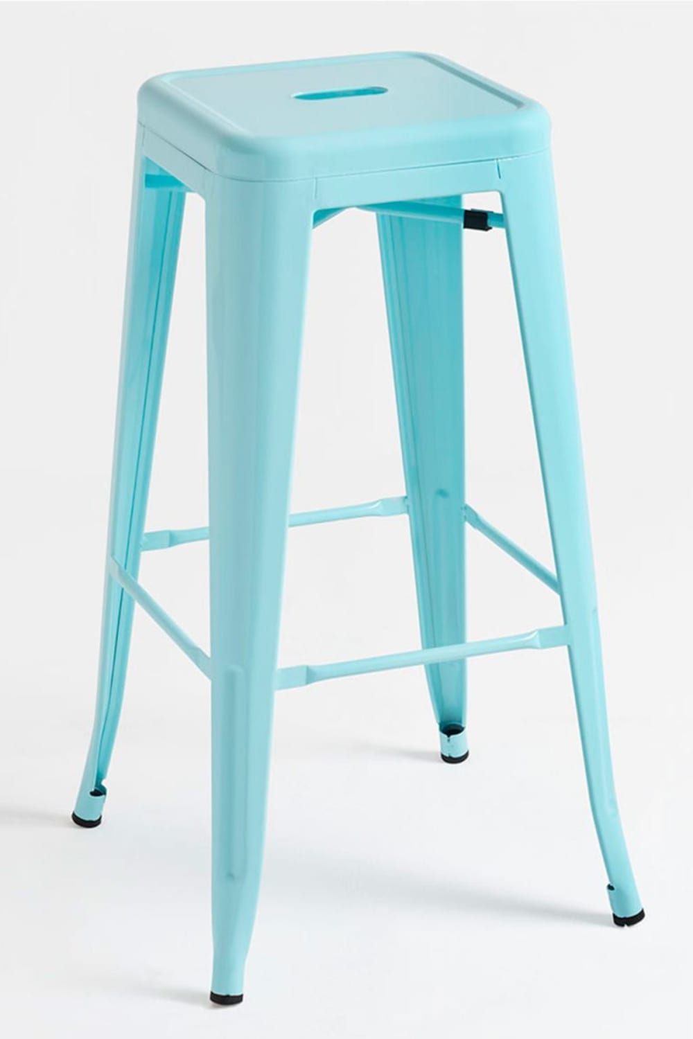 Pack 6 taburetes color azul cielo en acero reforzado - Maisons du Monde