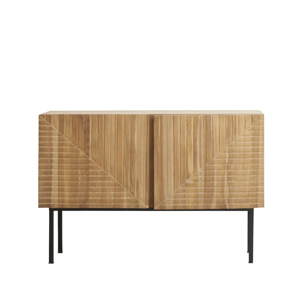 Buffet aus massivem Teakholz 120 cm - Maisons Du Monde