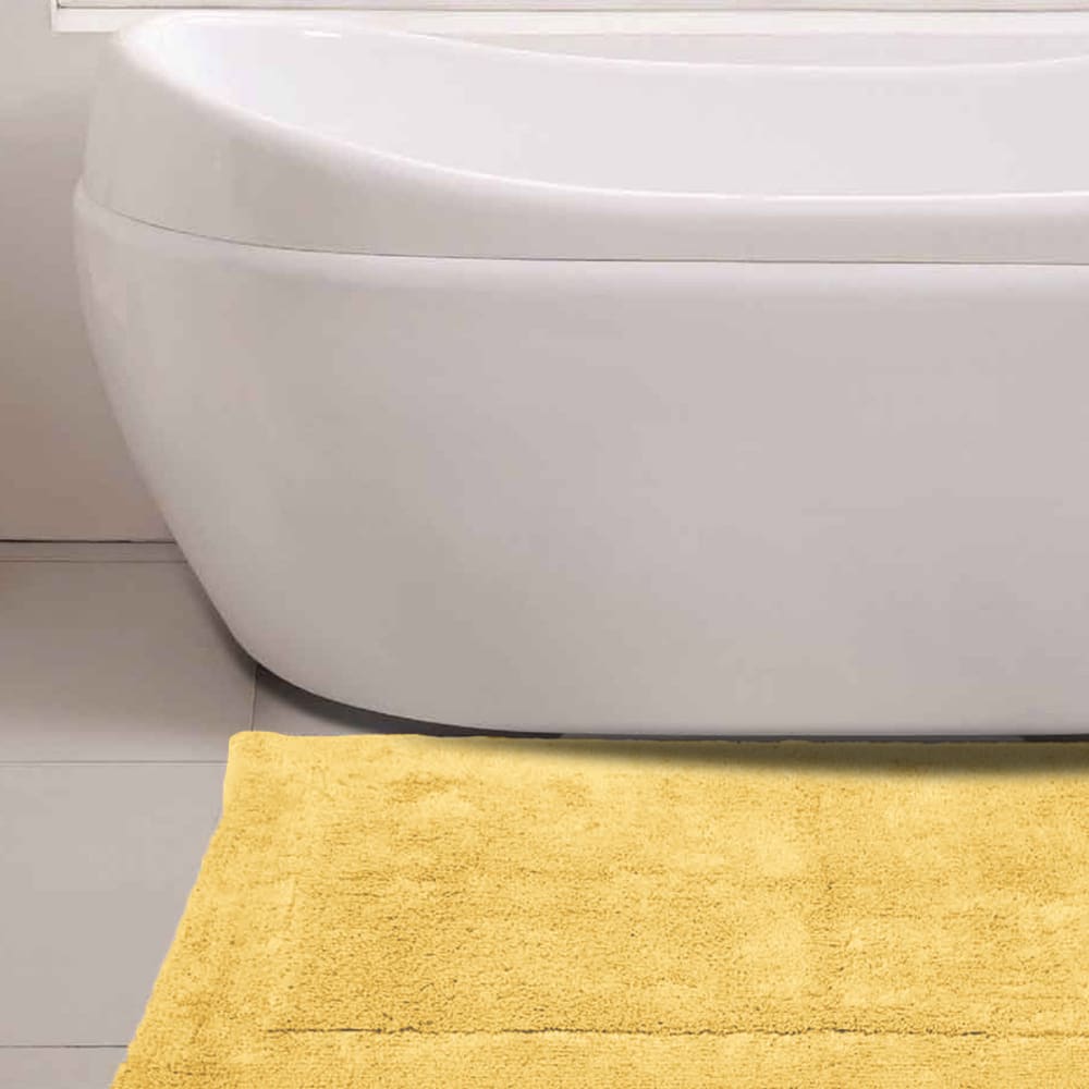 Tapis doux & épais de bain ou d'intérieur miel 50x80 cm — vue 4