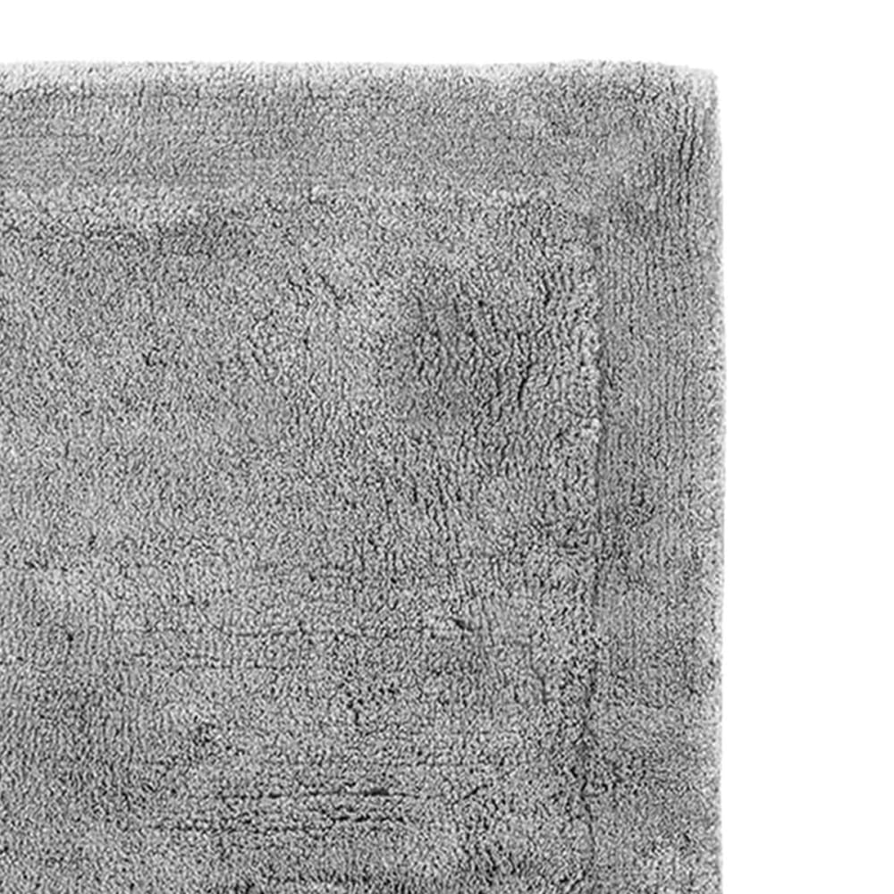 Tapis doux & épais de bain ou d'intérieur gris perle 50x80 cm — vue 3