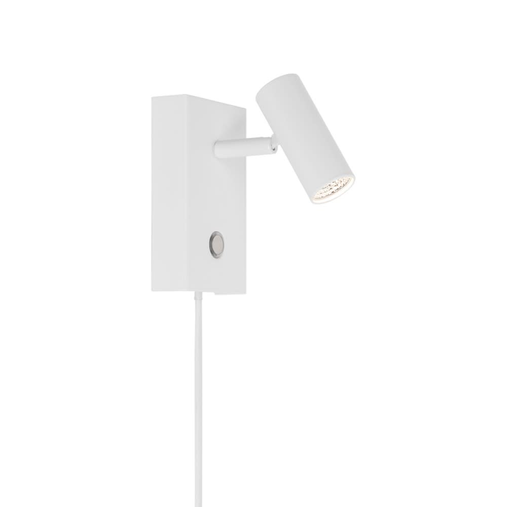 Minimalistische WeißE Led-Wandleuchte, Verstellbar Mit Schalter