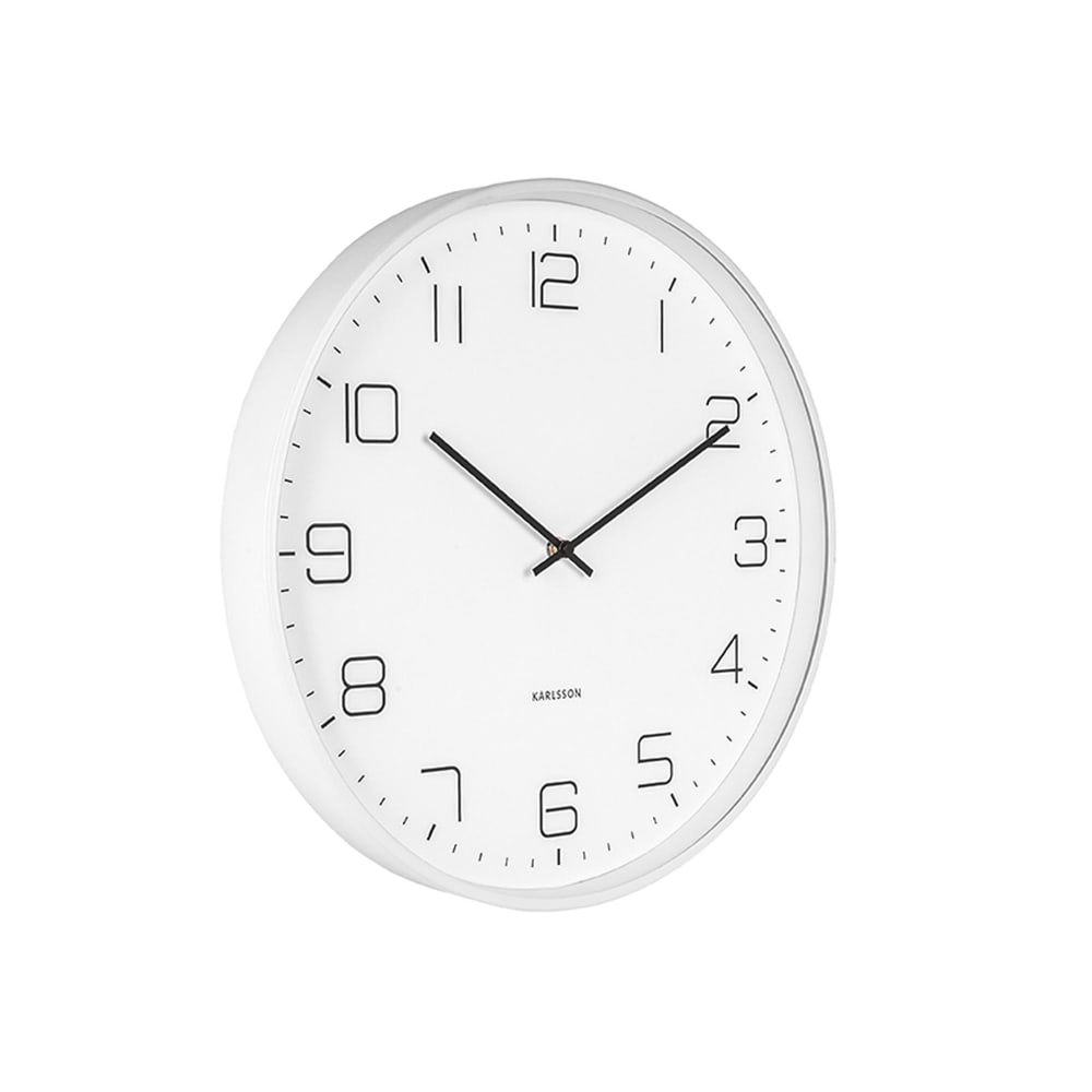 horloge murale en acier