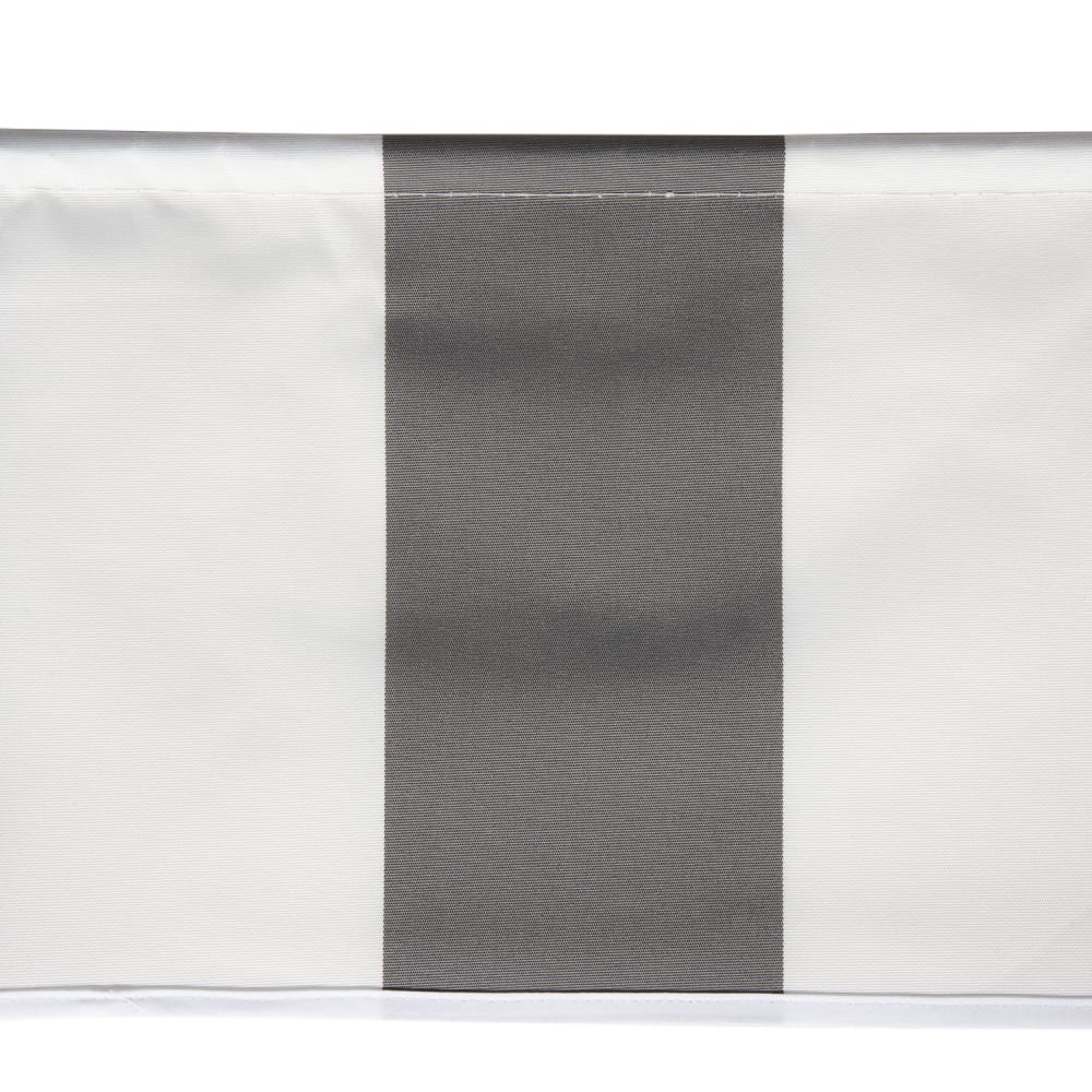 Toile pour store banne 2,95 × 2,5m toile blanche/grise - Maisons du Monde