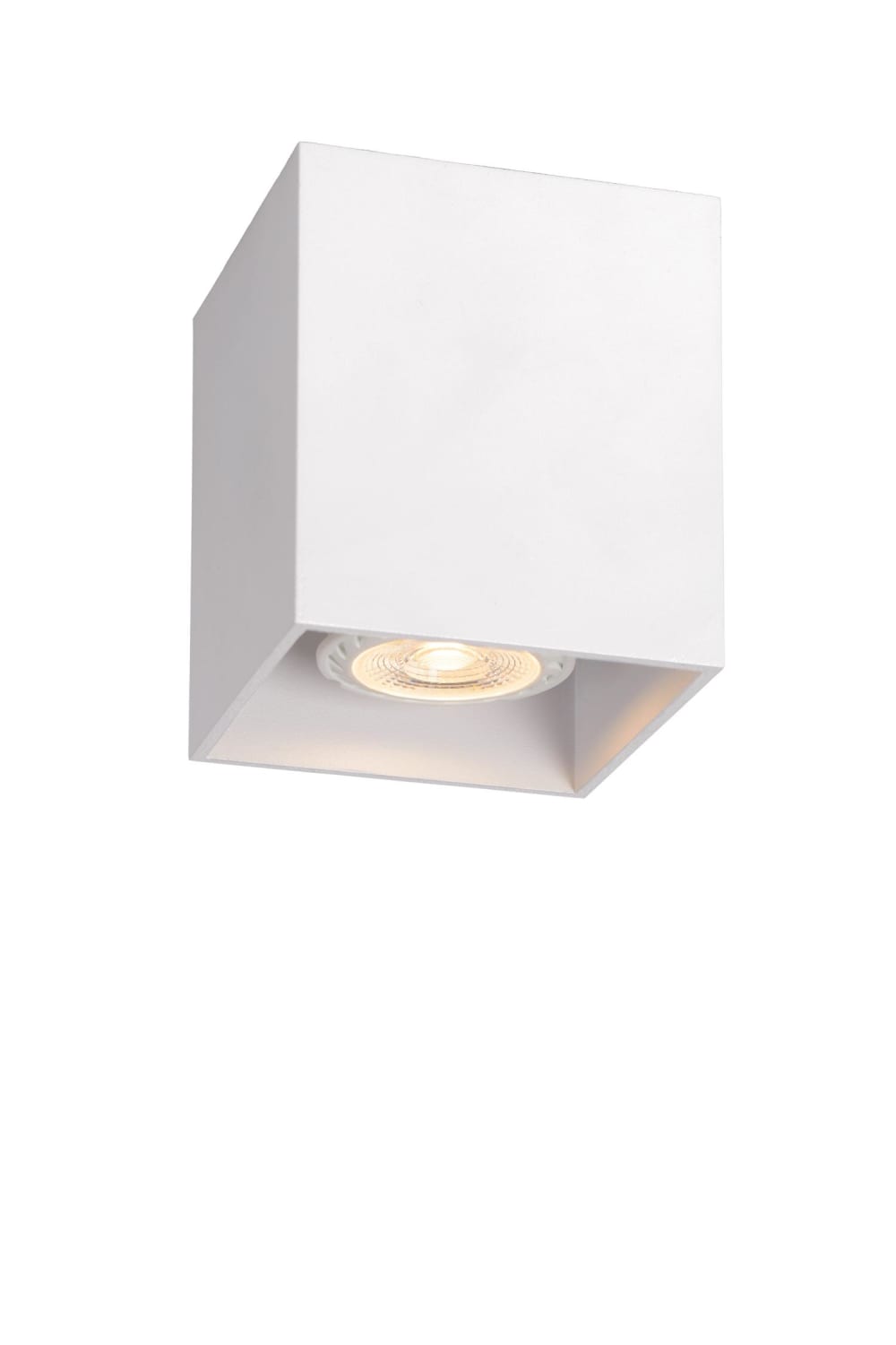foco de techo de aluminio 1xgu10 mr16 blanco