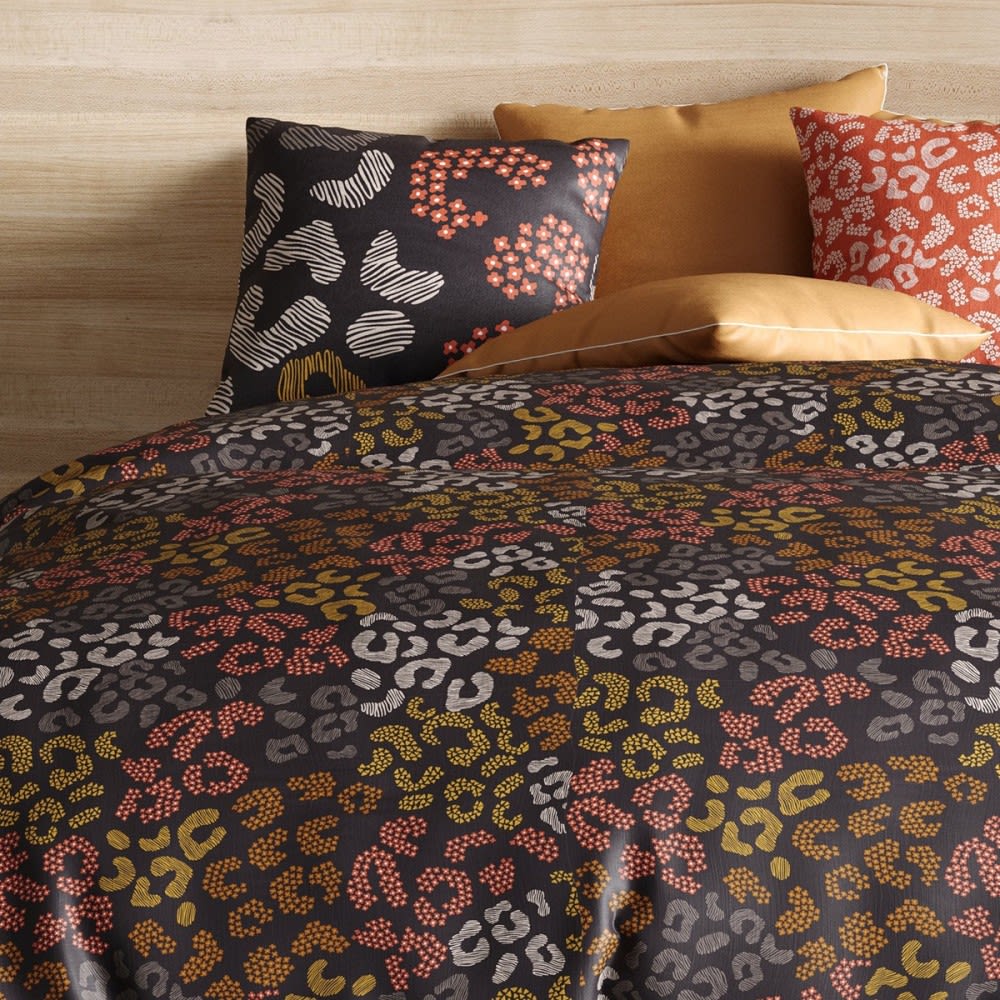 Parure de lit 2 places coton à motif 240x260 cm - Maisons du Monde