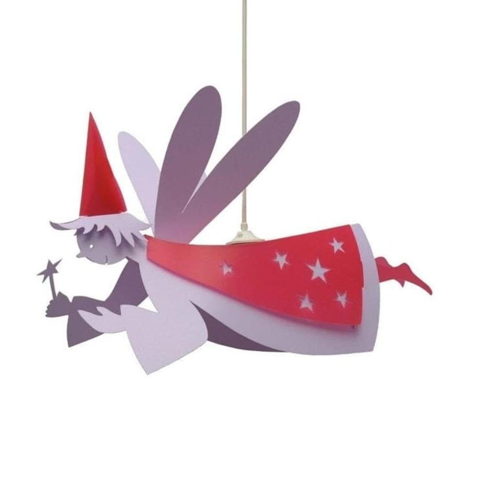 Suspension enfants Fée Rose 55cm