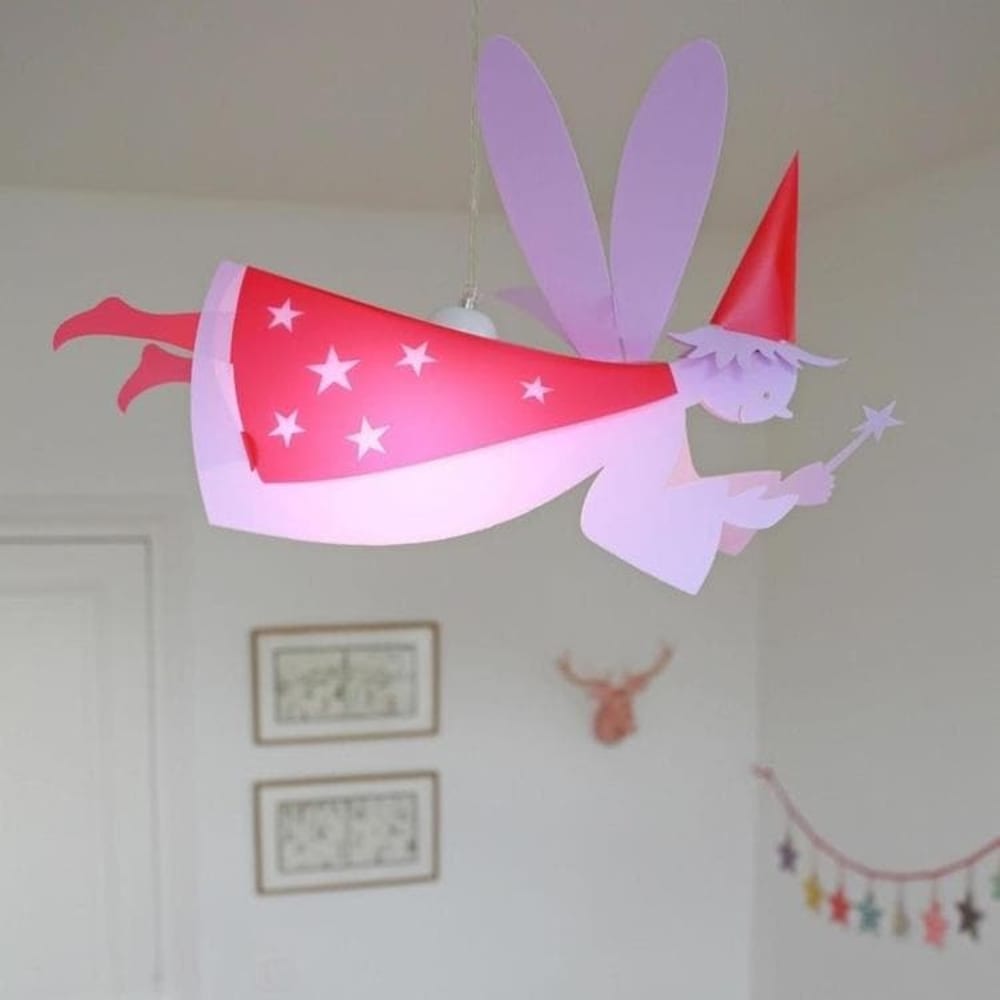 Suspension enfants Fée Rose 55cm — vue 3