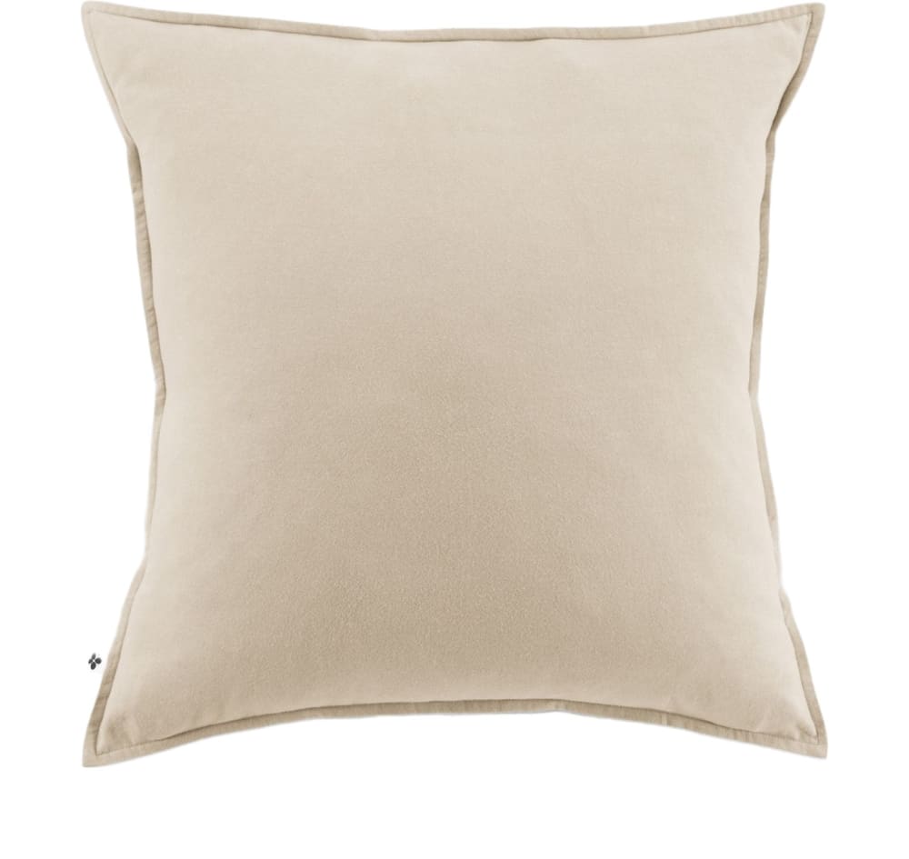 Taie d'oreiller gaze de coton sable 63x63 cm — vue 3