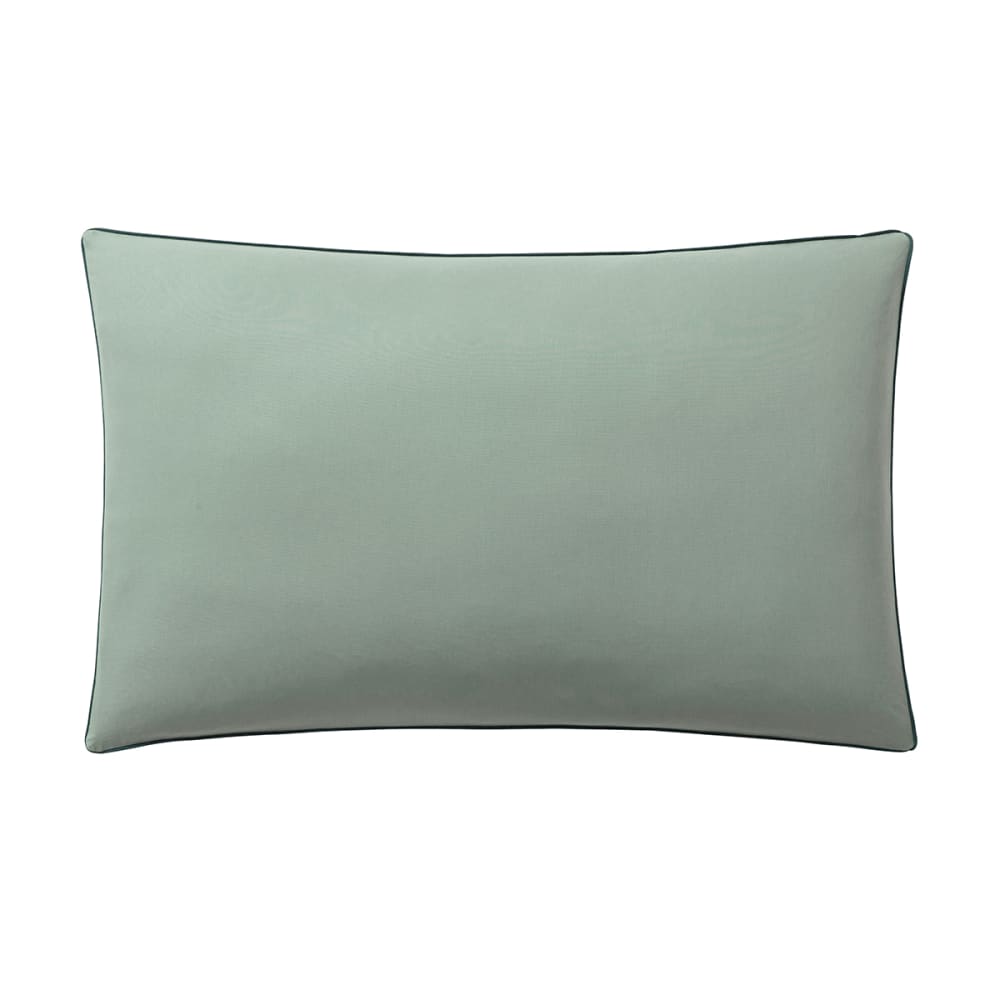 Taie d'oreiller bicolore en coton bleu 50x70 - Maisons du Monde