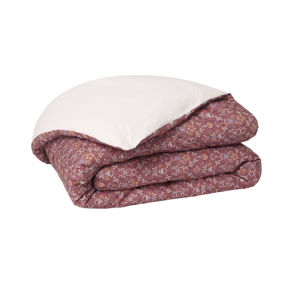 Parure, housse + taie carrée en coton violet 260x240 - Maisons du Monde