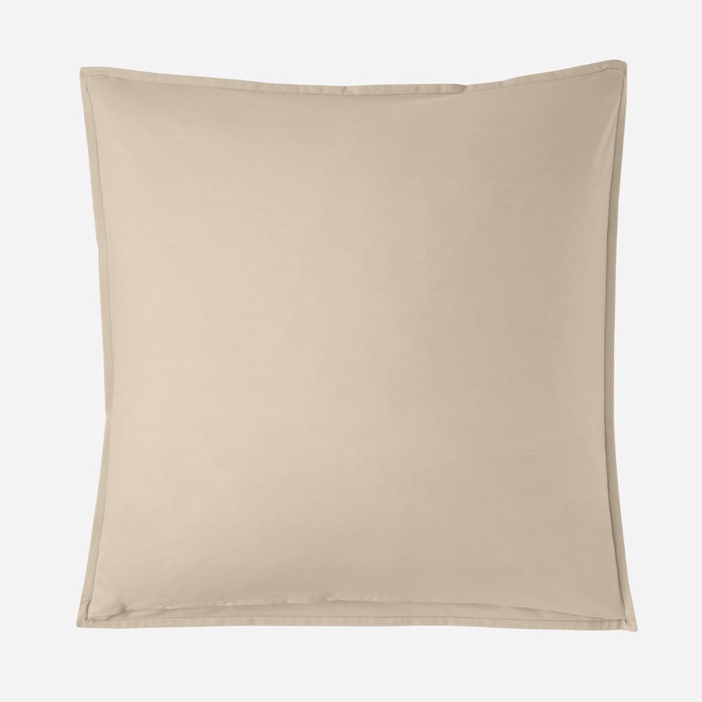 Taie d'oreiller en percale de coton gris 65x65