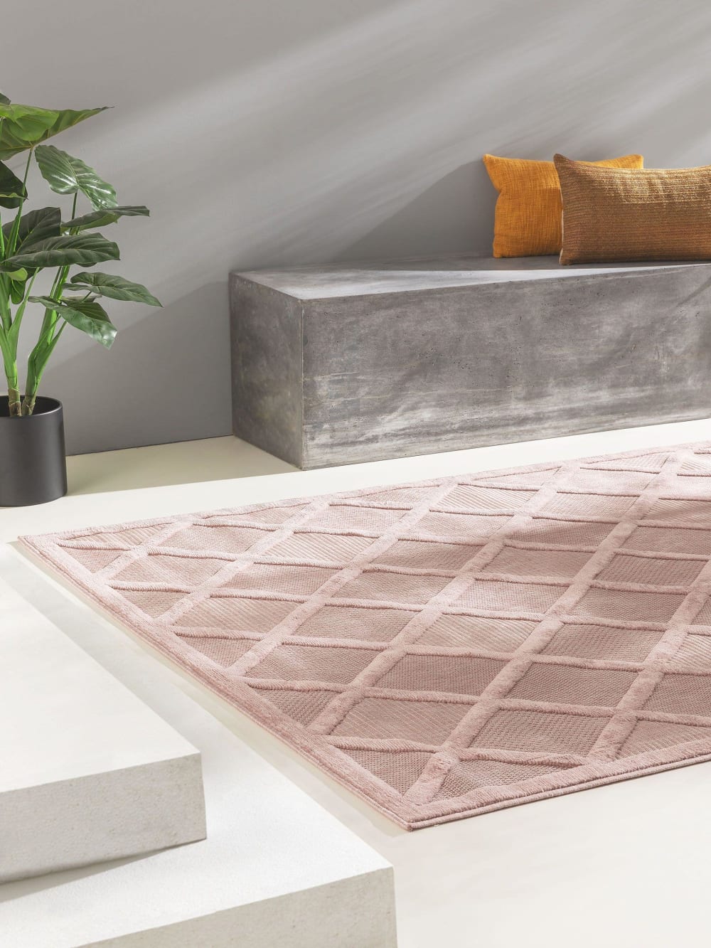 Alfombra de exterior & interior rosa 120x170 - Maisons du Monde