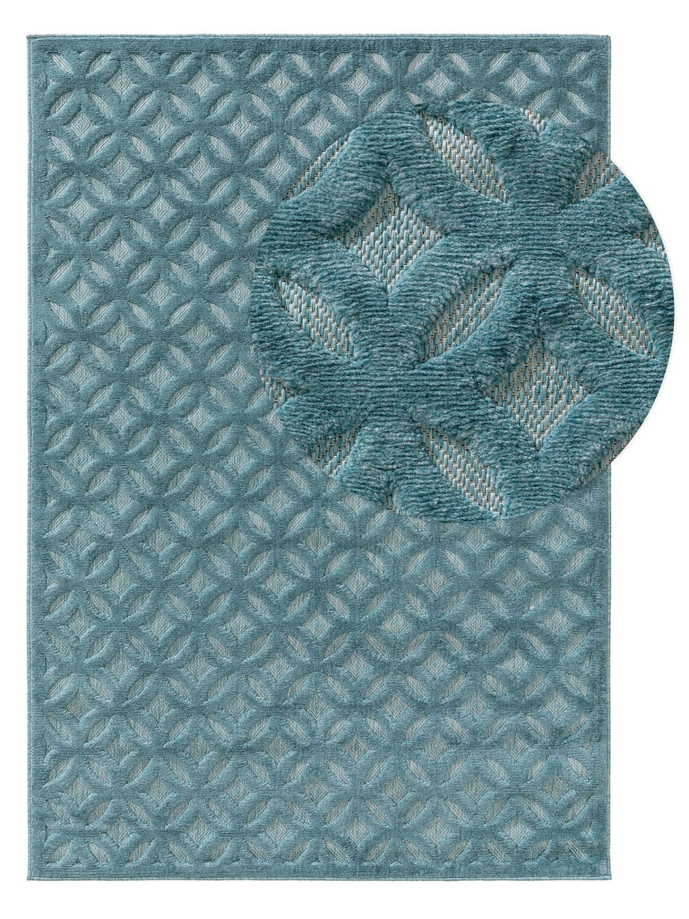Tapis d'extérieur & - turquoise