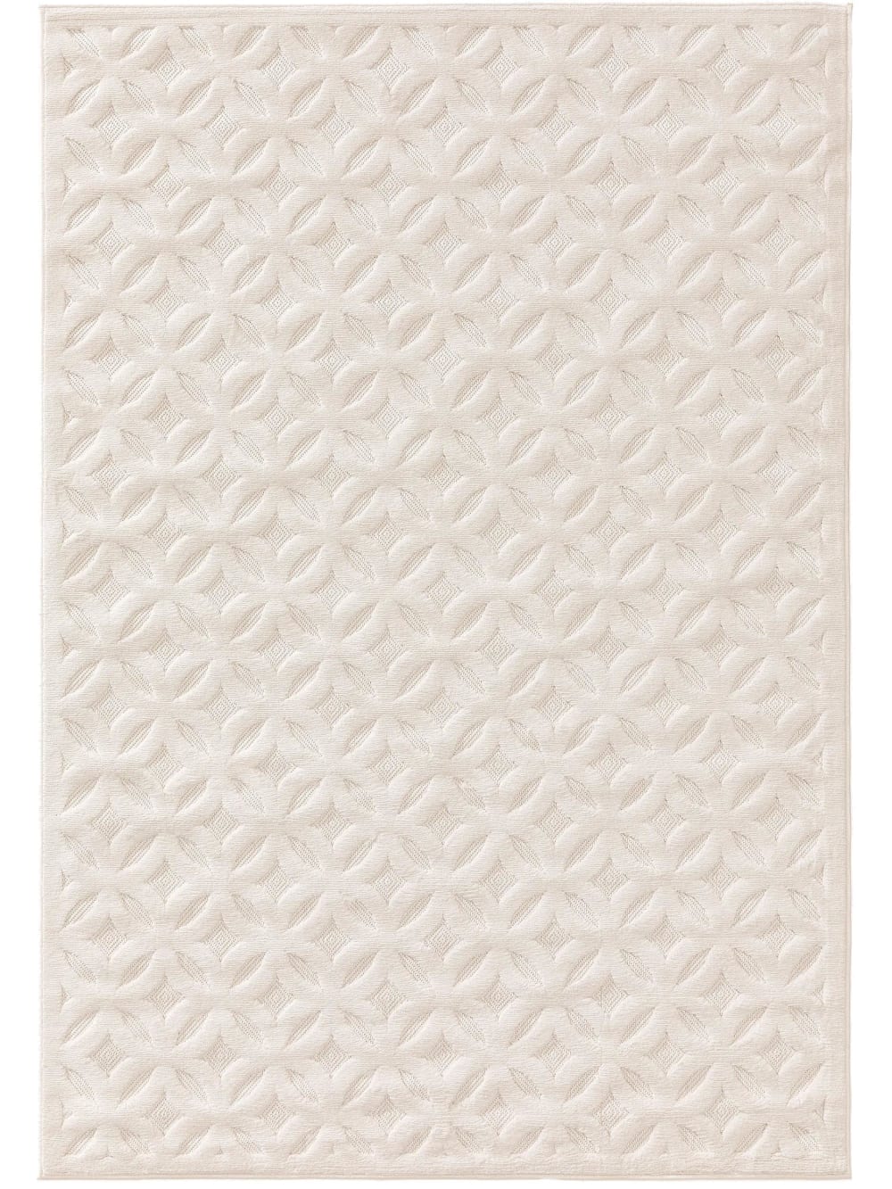 Alfombra de exterior & interior crema 240x340