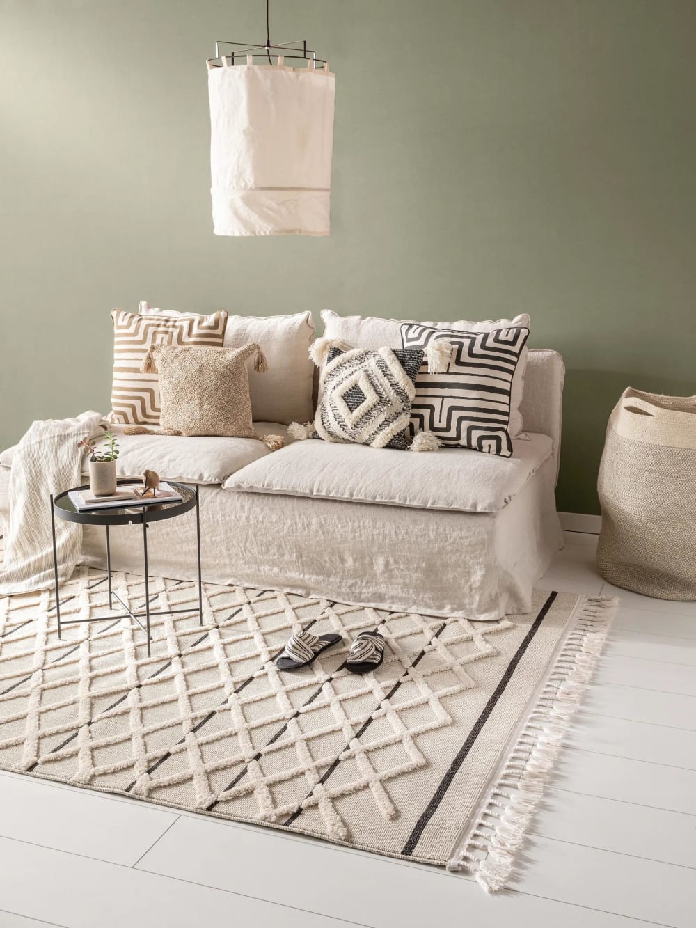 Tapis crème 120x180 — vue 3