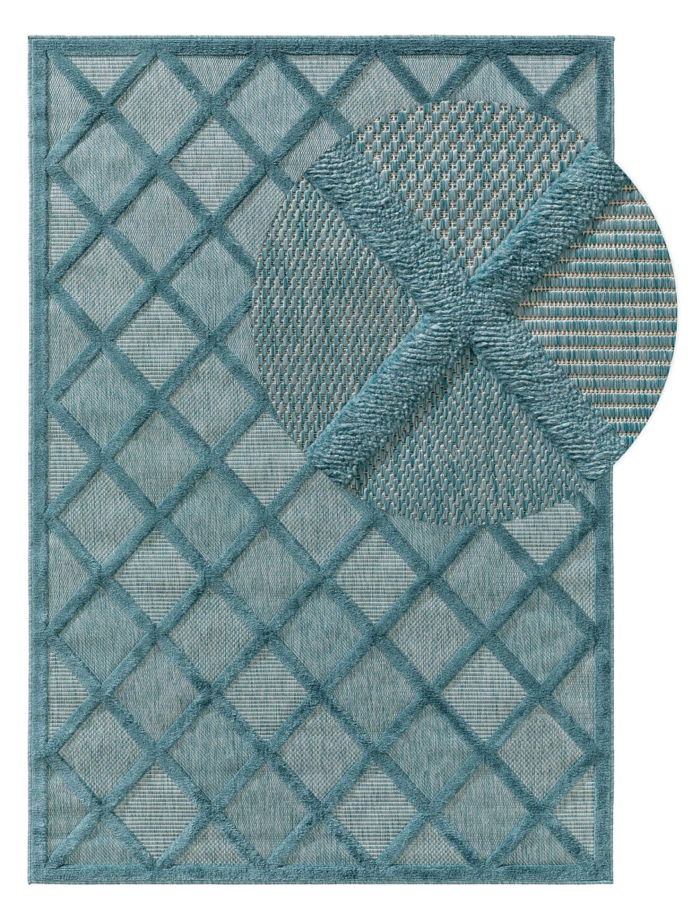 Tapis d'extérieur & - turquoise