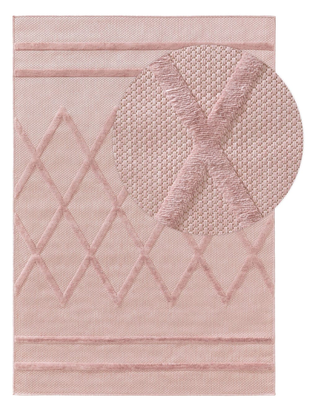 Tapis d'extérieur & - rose