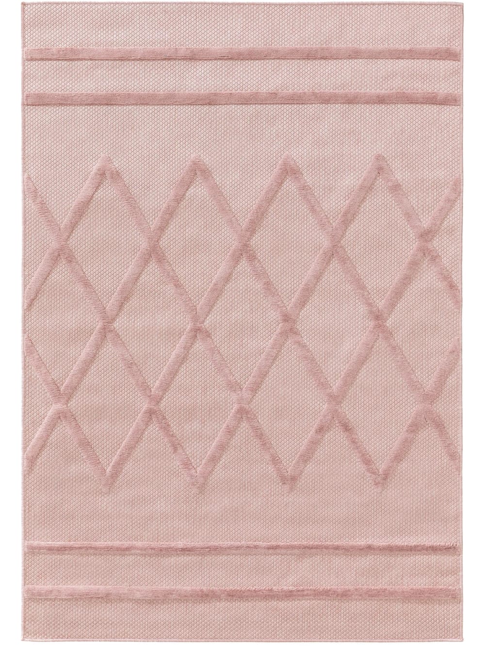 Alfombra de exterior & interior rosa 200x290 - Maisons du Monde