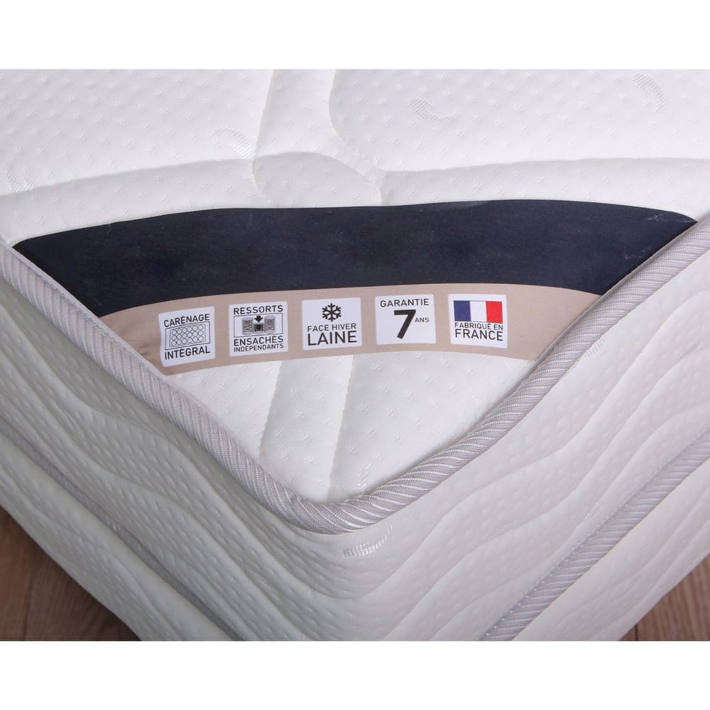 Matelas ressorts ensachés - grand confort ferme 80x200cm