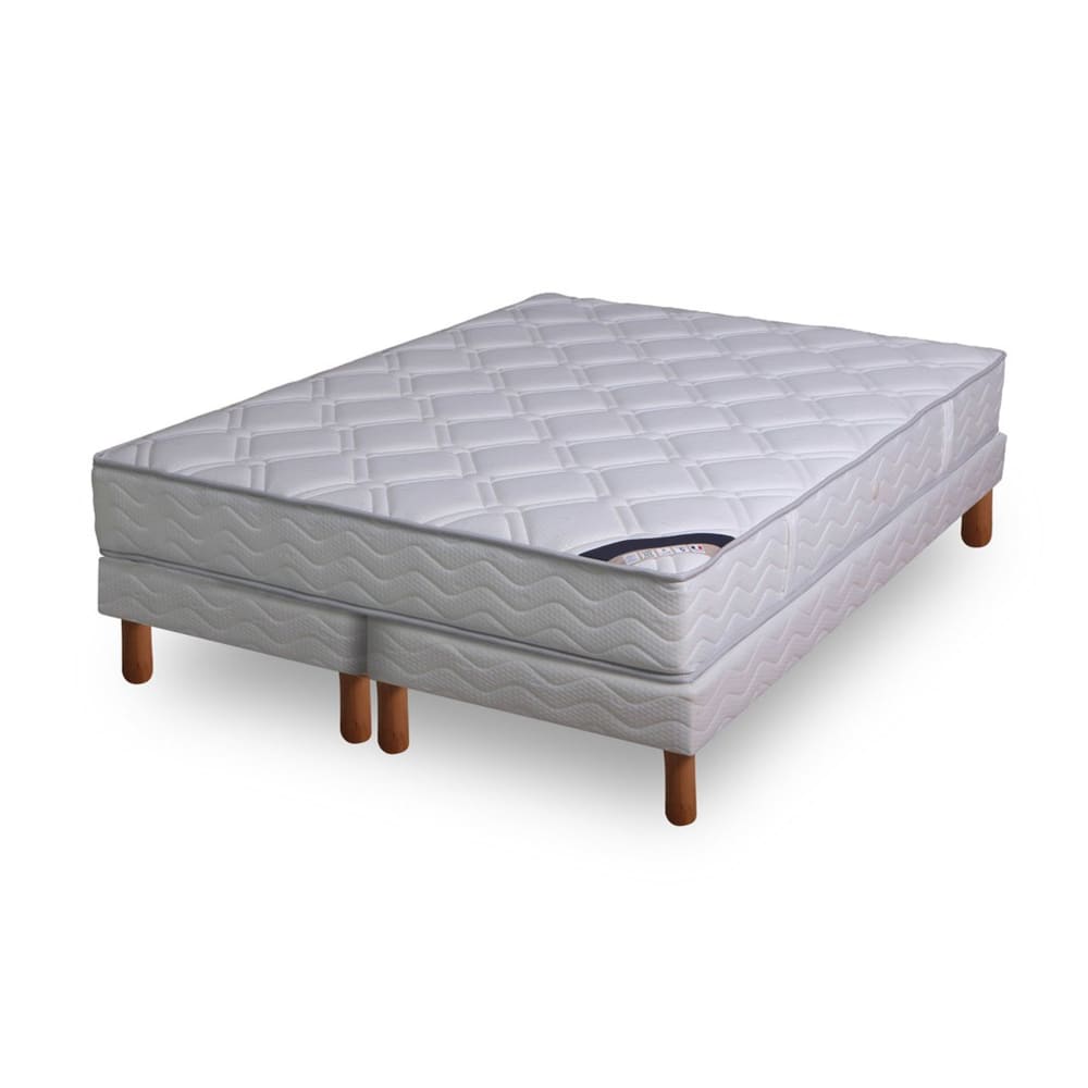 Ensemble matelas ressorts cylindriques - luxe ferme 180x200cm +