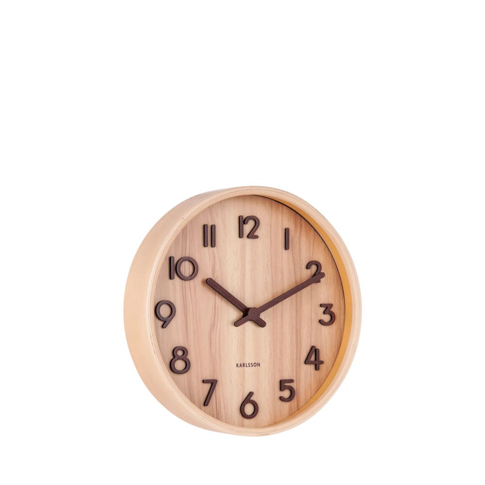Horloge murale tilleul brun ø22cm - Maisons du Monde