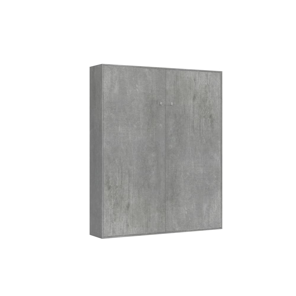 Itamoby Cama doble plegable vertical kentaro cemento style contemporain Gris Panneau De Particules