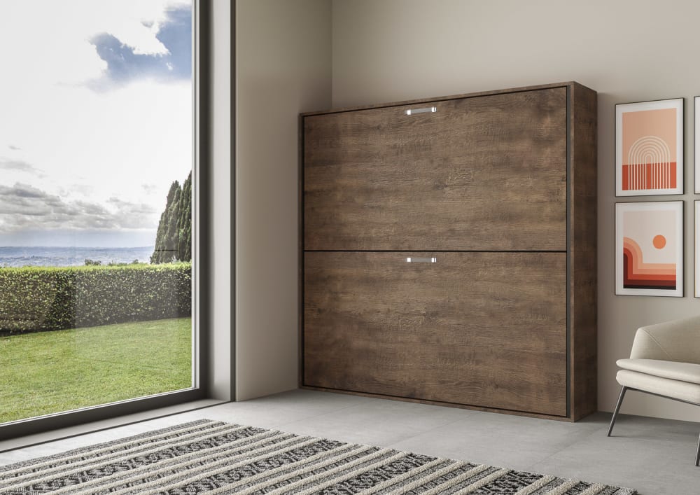Cama doble horizontal kando nogal - Maisons du Monde