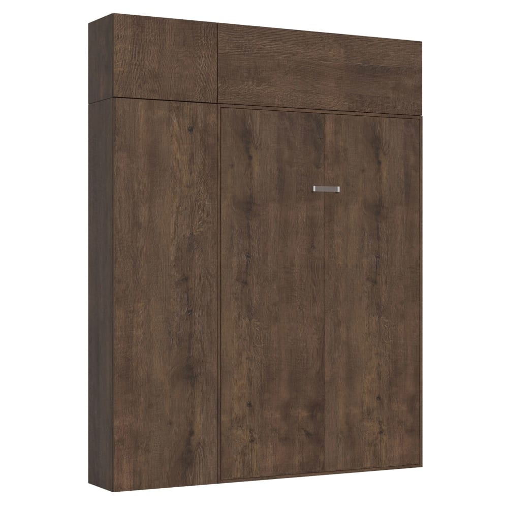 Lit escamotable vertical - noyer