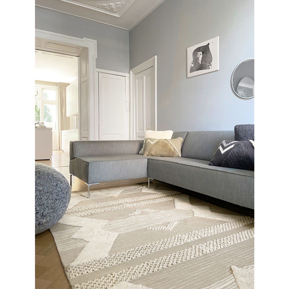 Tapis en laine Miracle blanc ivoire 160x260 — vue 3