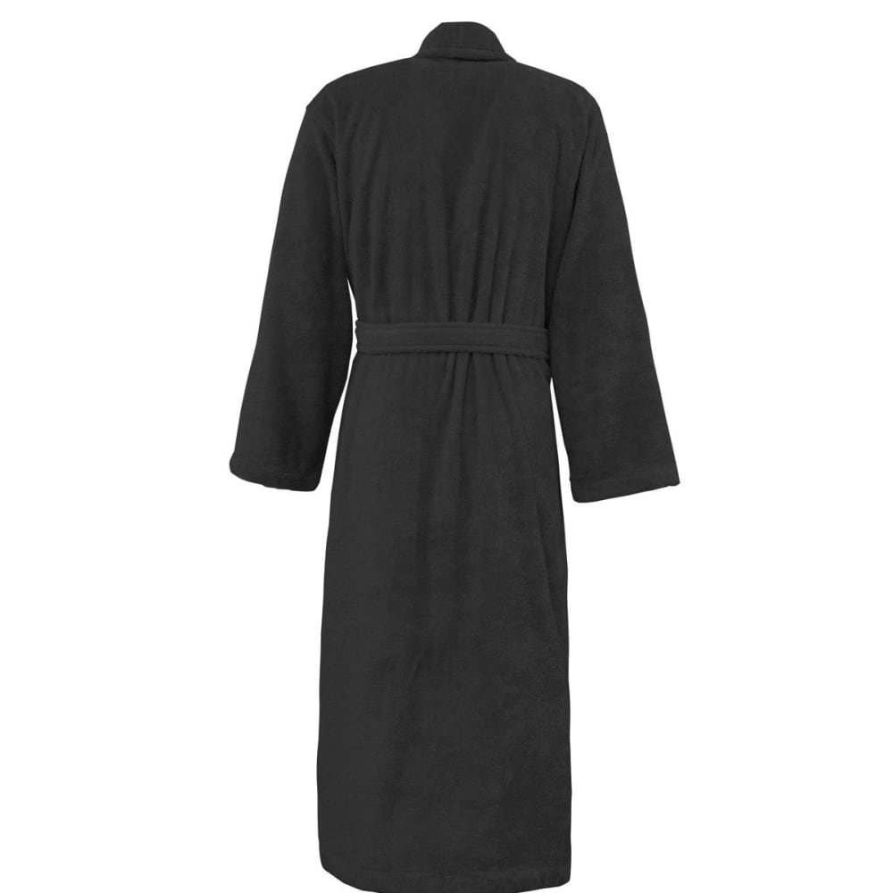 Unisex Bademantel mit Schalkragen 400 g/m² Kohlenstoff S -