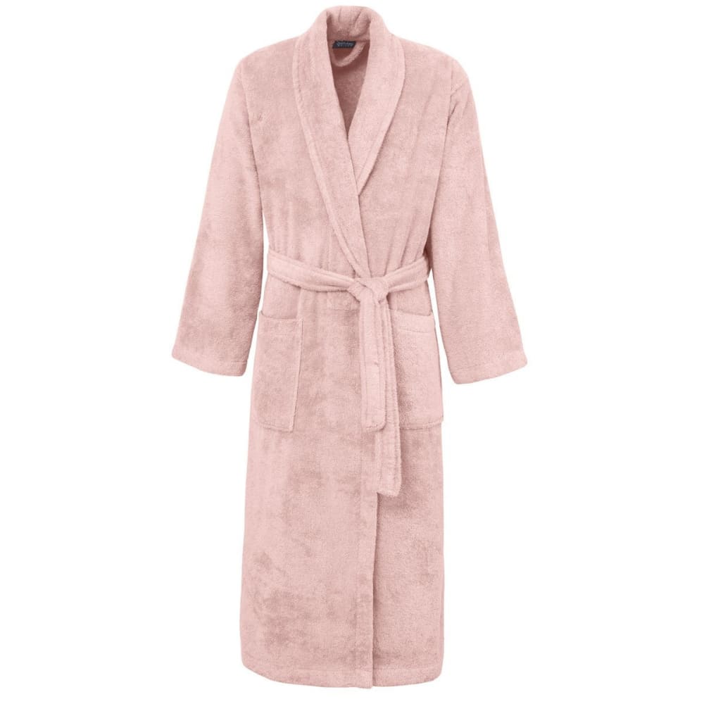 Peignoir éponge hommefemme col châle 400 g/m² poudre M