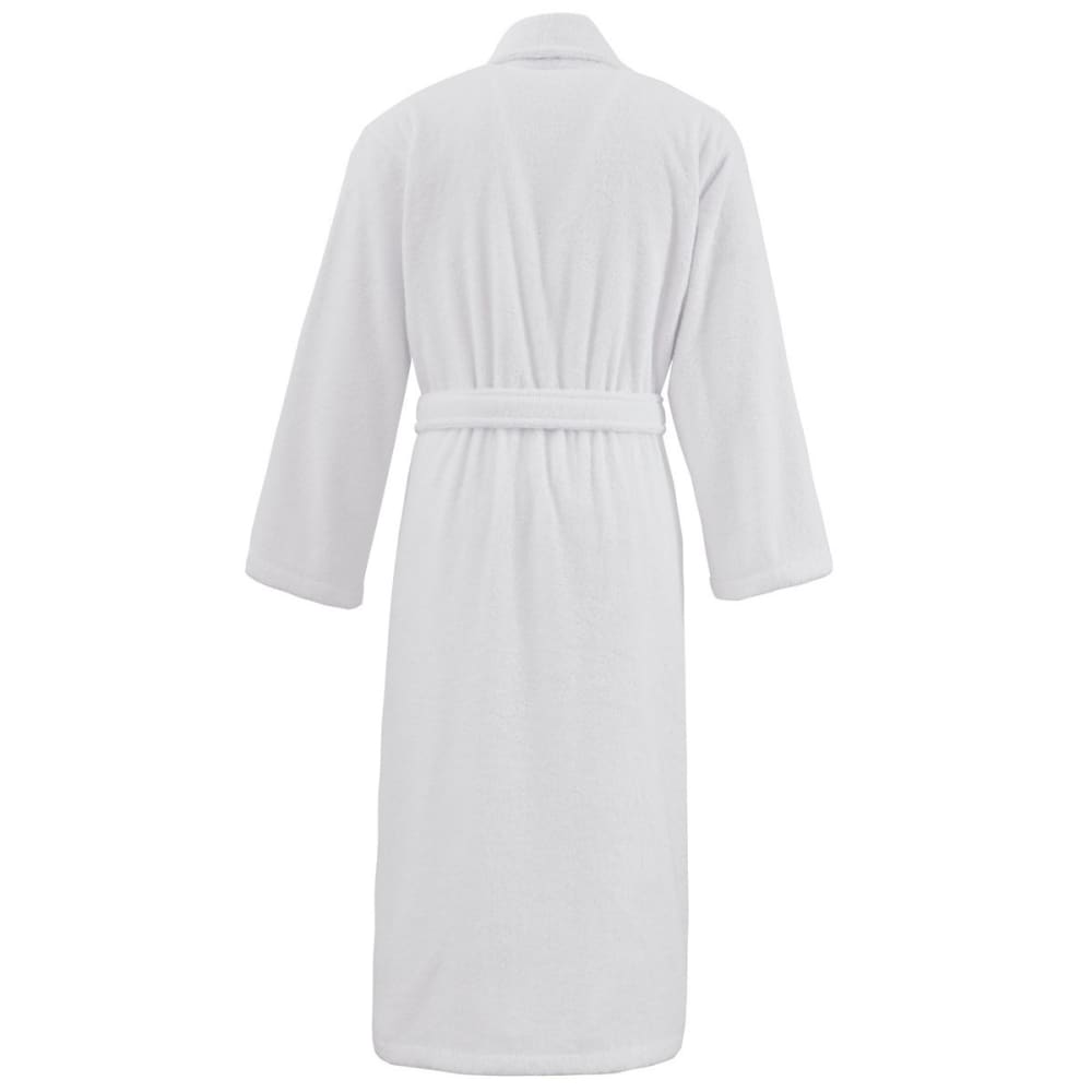 Unisex Bademantel mit Schalkragen 400 g/m² Weiß M - Maisons Du