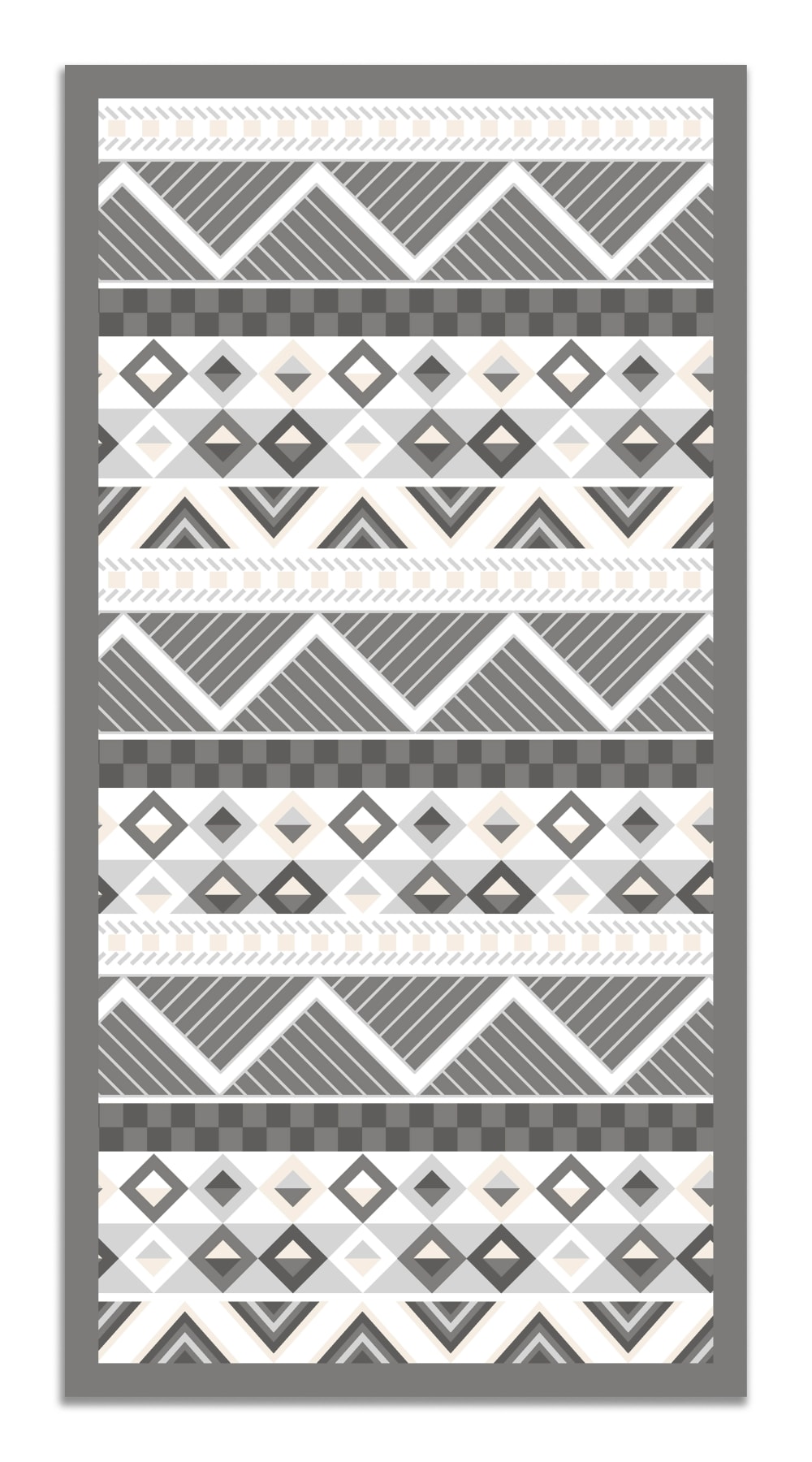 Tapis vinyle aztèque